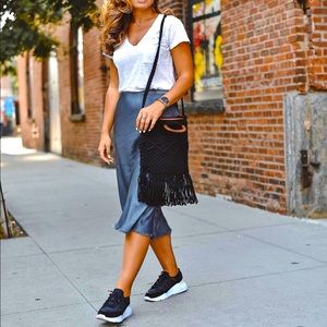 Danielle Nicole x Rachel Zoe Macrame purse